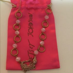 Betsey Johnson alligator necklace NWT